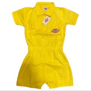 Yellow Dickies Romper